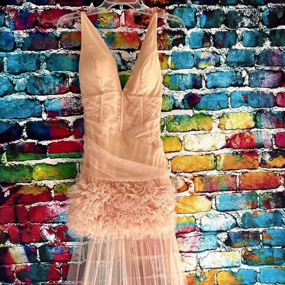 NWT Fashion Nova Look Worthy Maxi Dress Size Small Blush - Picture 8 of 16